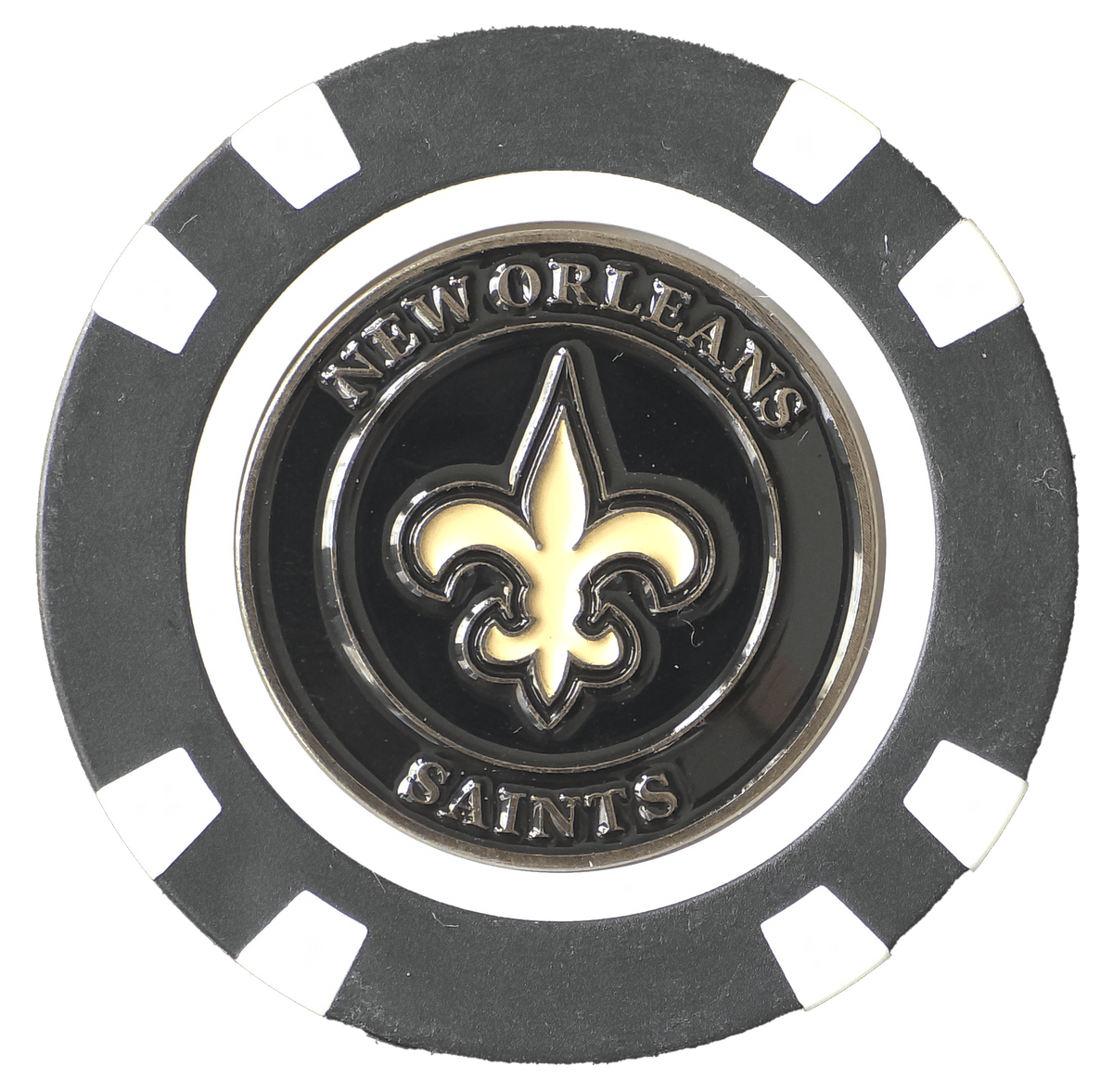 Officially Licensed New Orleans Saints Poker Chip Ball Marker - Club Rehab