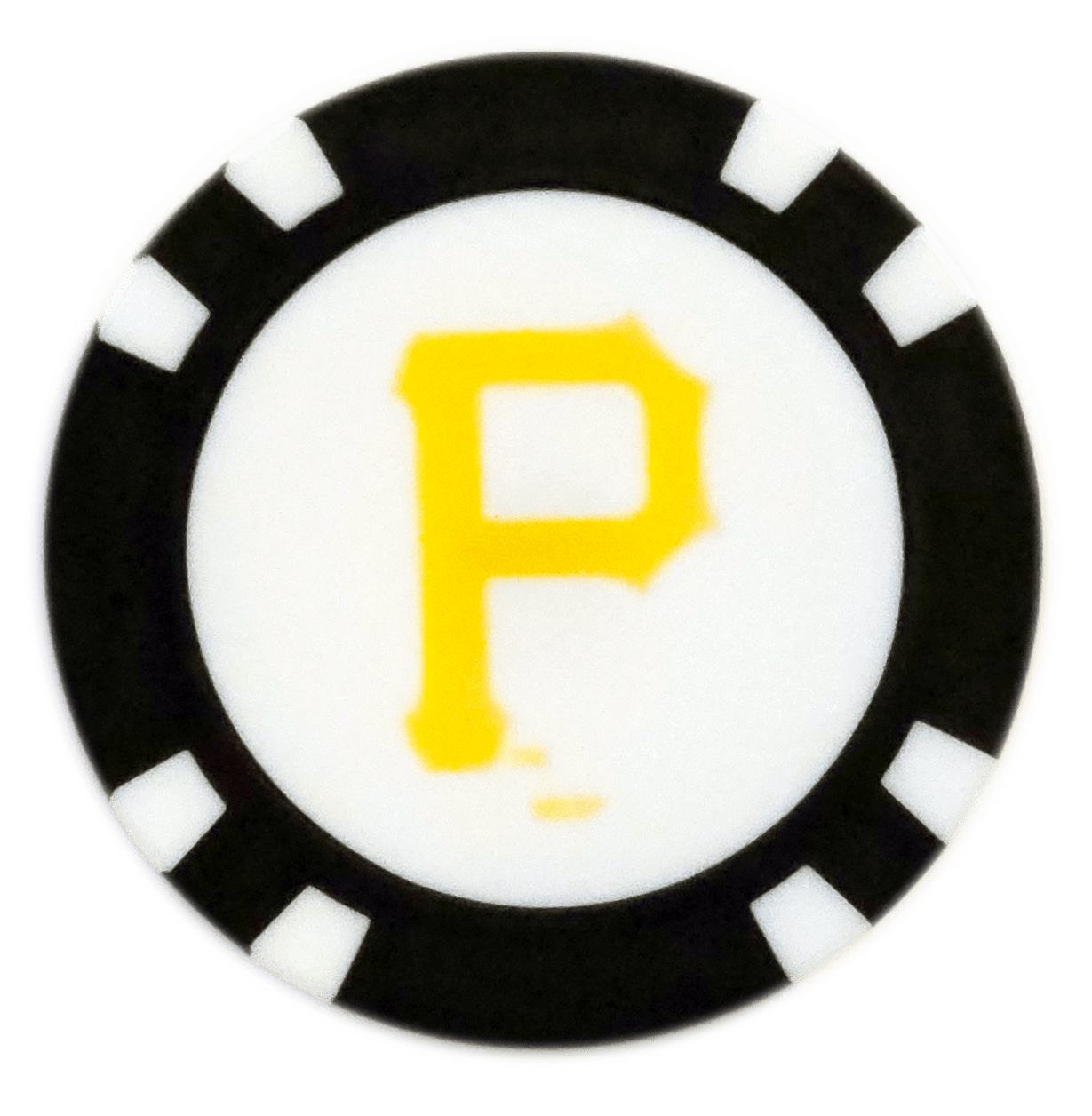 Officially Licensed Pittsburgh Pirates Poker Chip Ball Marker - Club Rehab