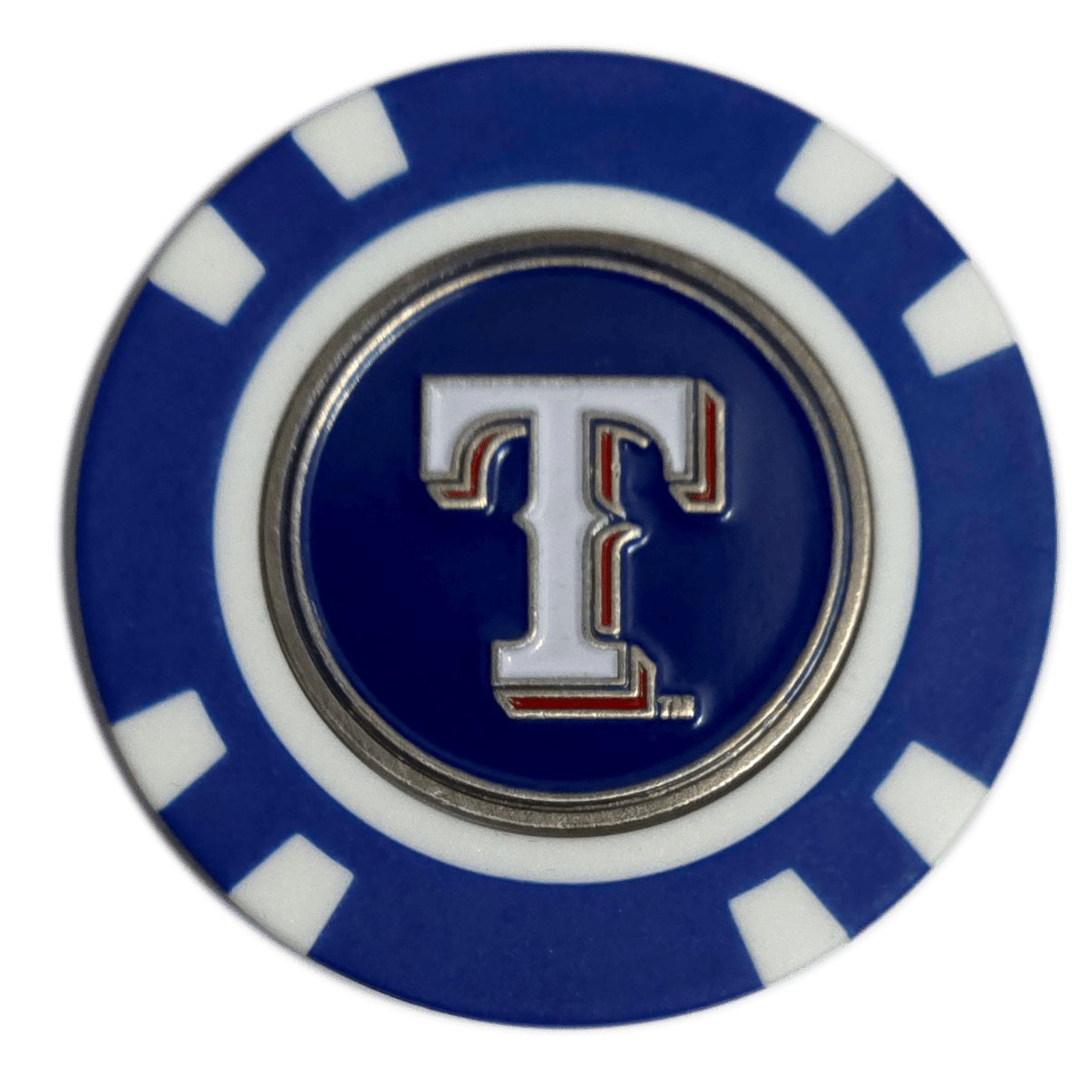 Officially Licensed Texas Rangers Poker Chip Golf Ball Marker - Club Rehab
