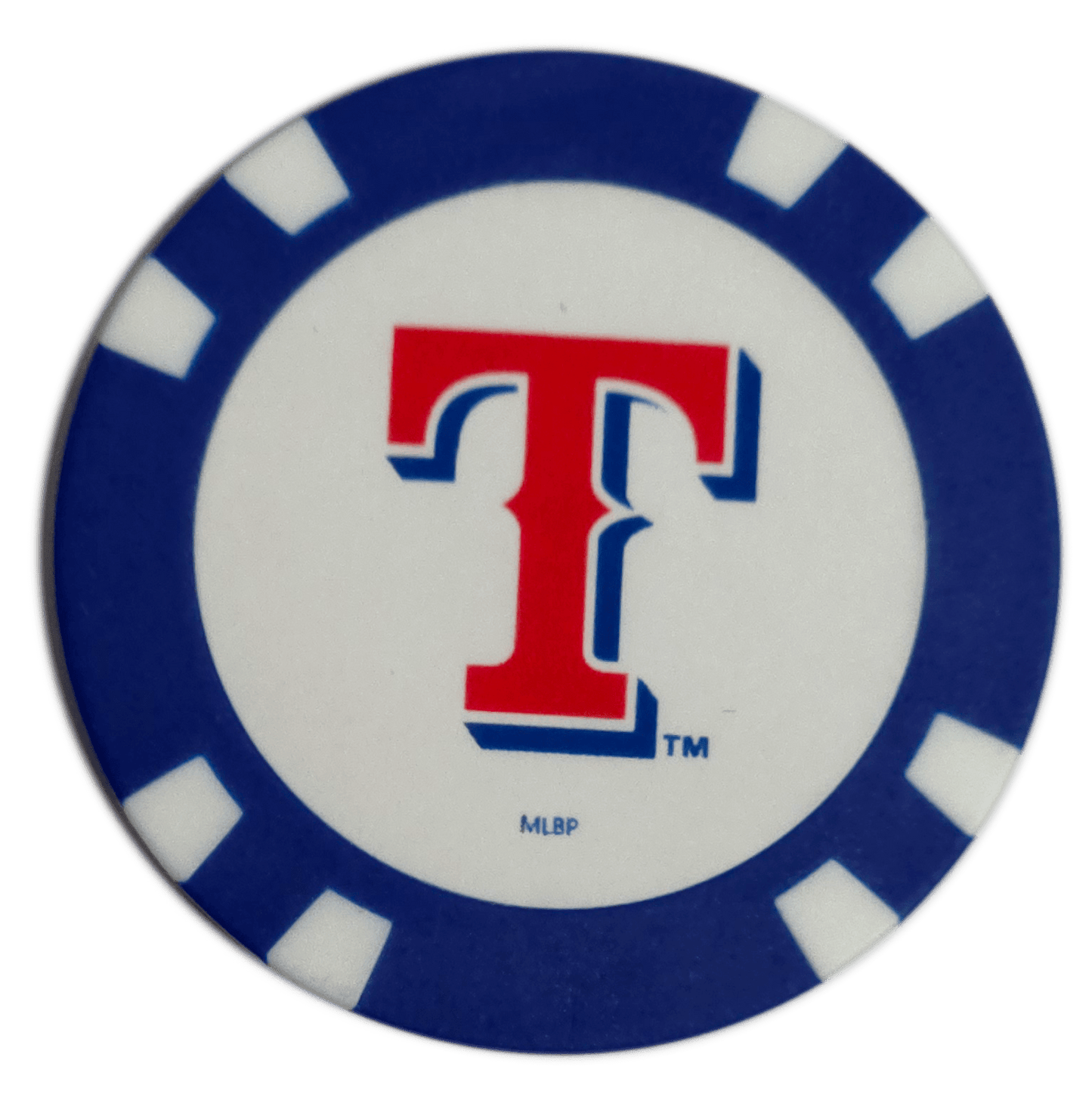 Officially Licensed Texas Rangers Poker Chip Golf Ball Marker - Club Rehab