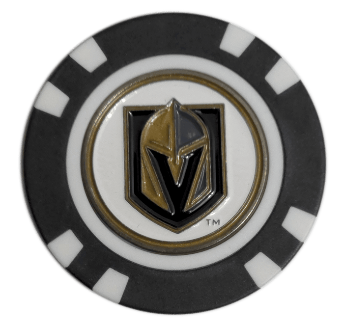 Officially Licensed Vegas Golden Knights Poker Chip Golf Ball Marker - Club Rehab