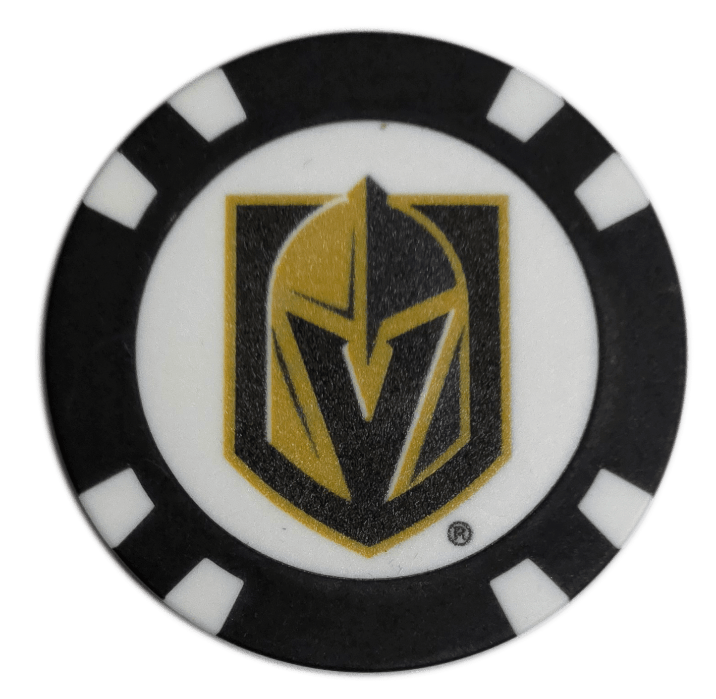 Officially Licensed Vegas Golden Knights Poker Chip Golf Ball Marker - Club Rehab