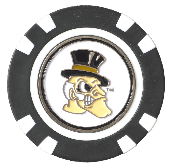 Officially Licensed Wake Forest Demon Deacons Poker Chip Ball Marker - Club Rehab