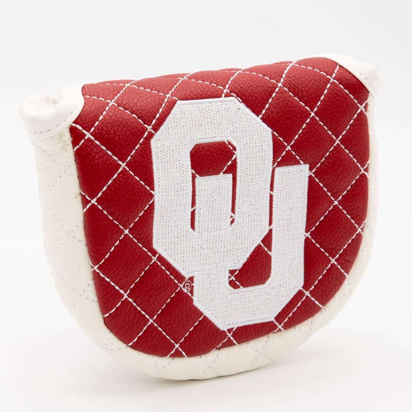 Oklahoma Sooners Quilted Headcovers – Boomer Sooner Collection - Mallet Putter Solid - Club Rehab