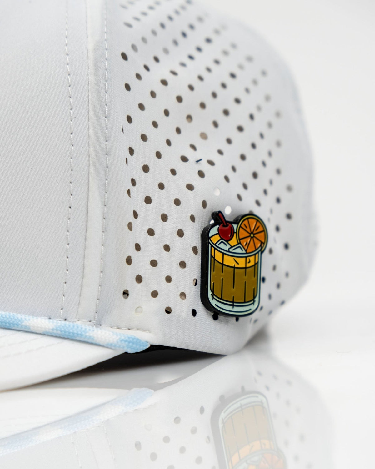 Old Fashioned White - Perforated Rope Hat - Club Rehab
