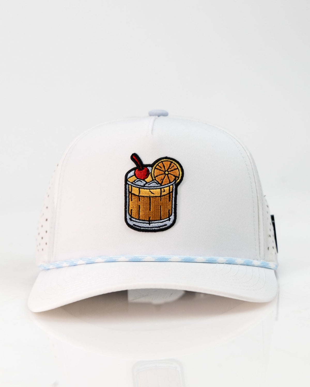 Old Fashioned White - Perforated Rope Hat - Club Rehab