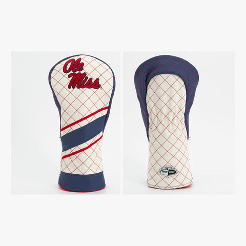 Ole Miss Rebels Gestepptes Fairway-Holz-Cover im Streifendesign