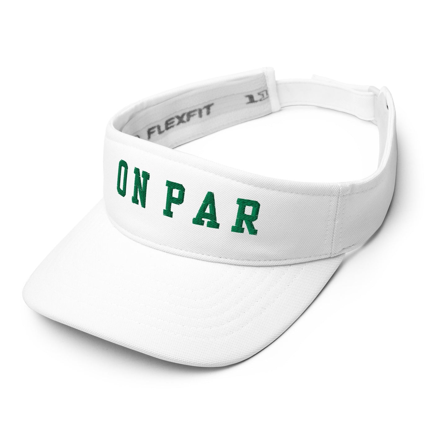 On Par Embroidered Golf Visor for Women - Club Rehab