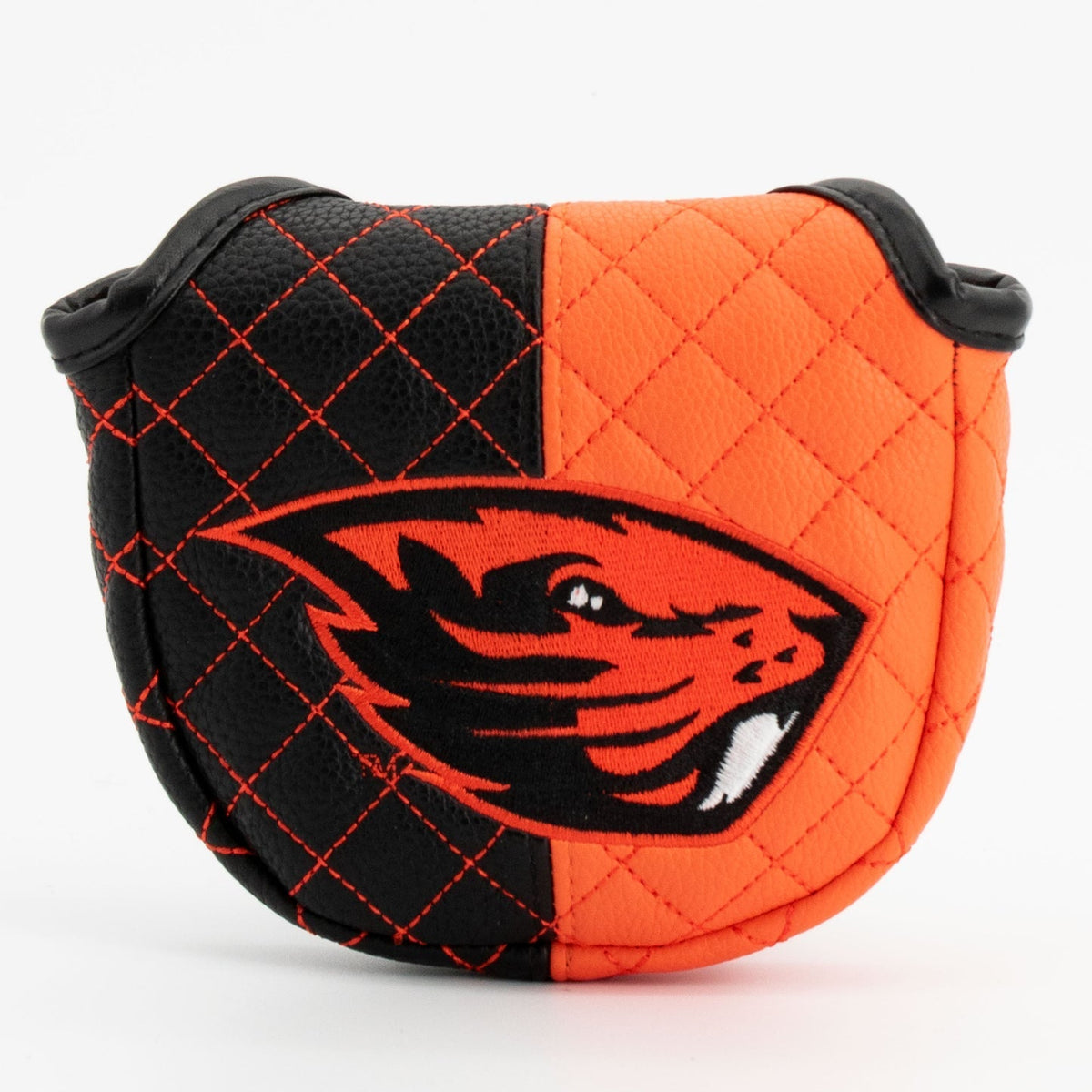 Oregon State Beavers Split Quilted Mallet Putter Headcover - golf headcover product images