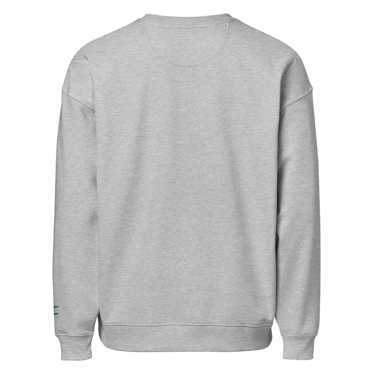 Oversized Embroidered GOLF Sweatshirt – Mulligans & Mimosas Sleeve Detail - Heather Grey S - Club Rehab