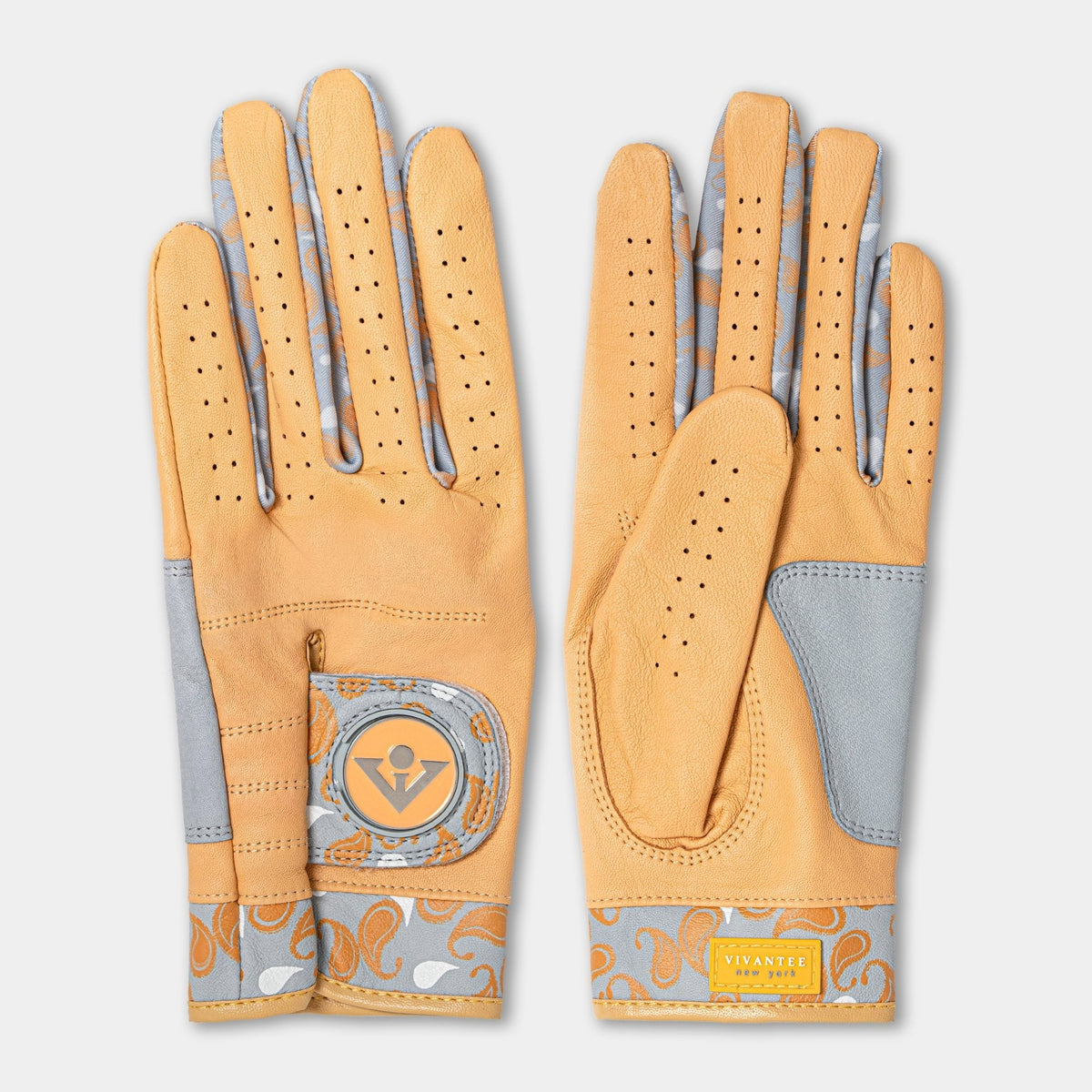 Park Paisley | Men's Paisley Patterned Golf Glove - LH S - Club Rehab