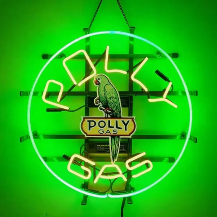 Parrot Polly Gas Neon Signs - Club Rehab