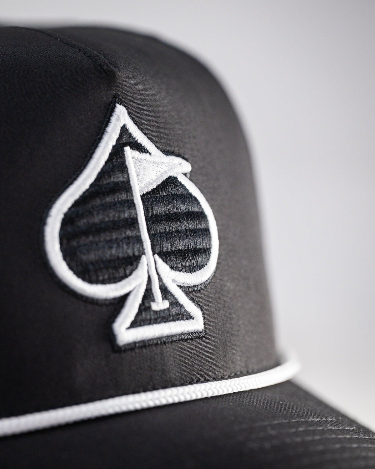 Perforated Rope Hat - Black - Club Rehab