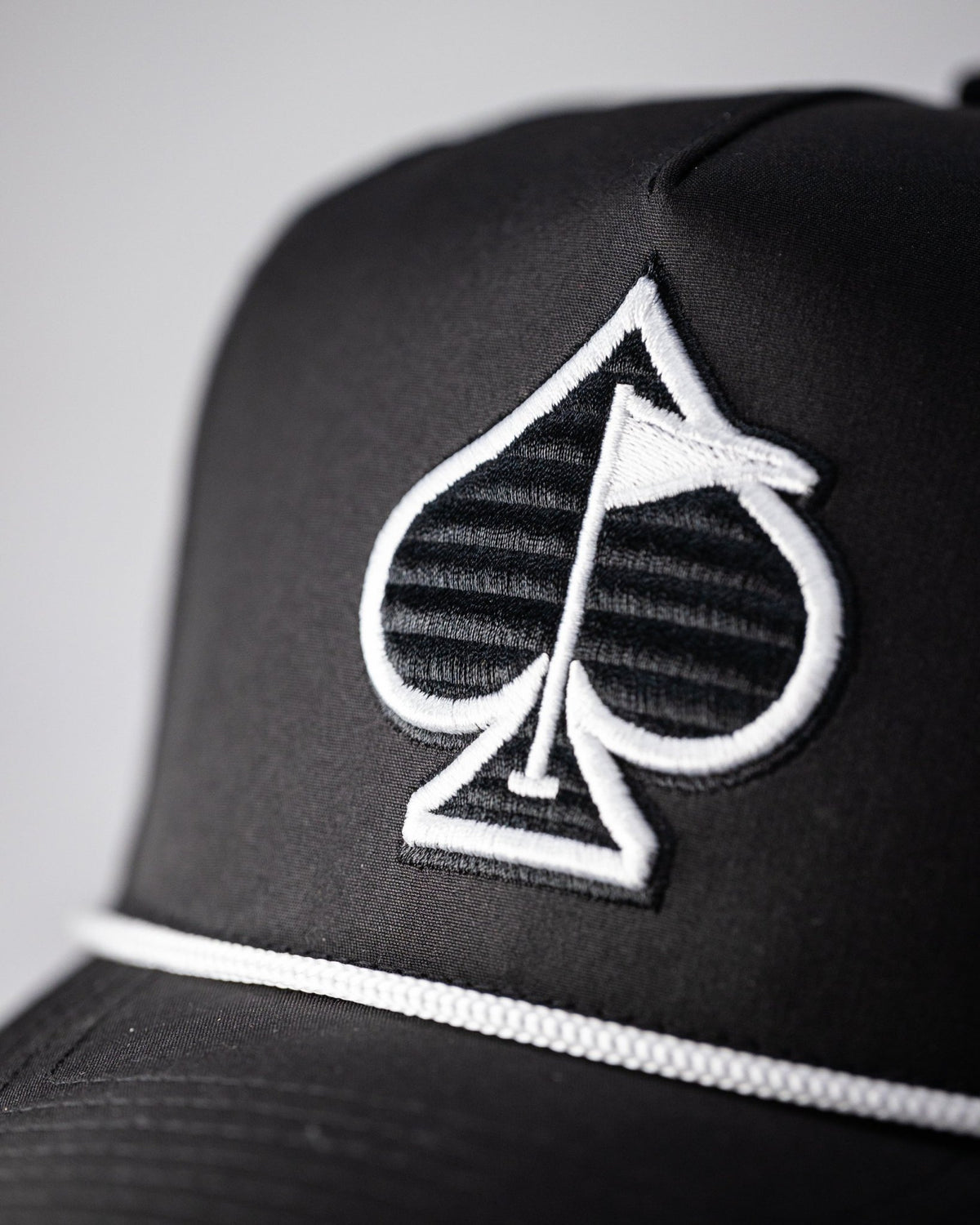 Perforated Rope Hat - Black - Club Rehab