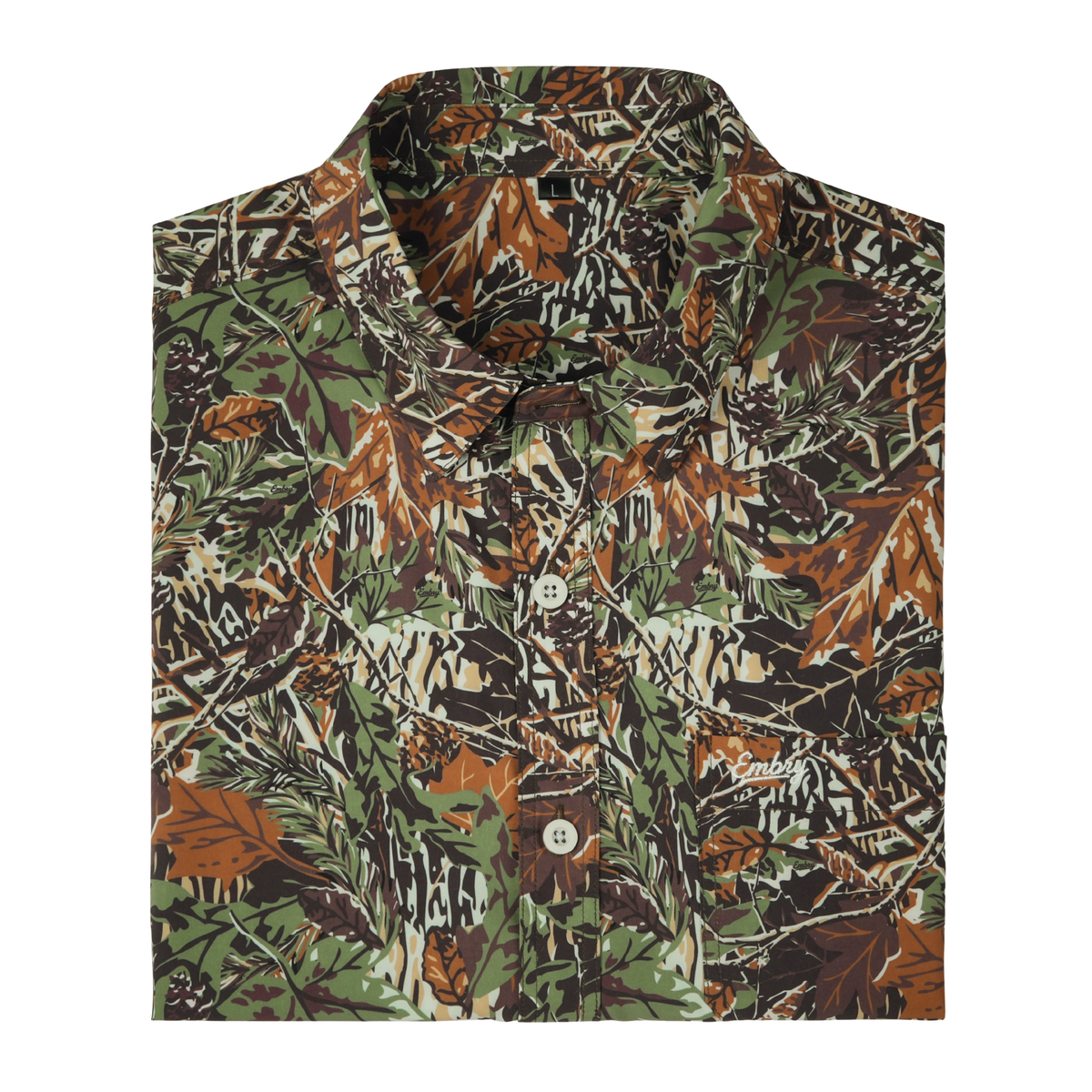 Performance Button Up - Forest, alternate product view 2