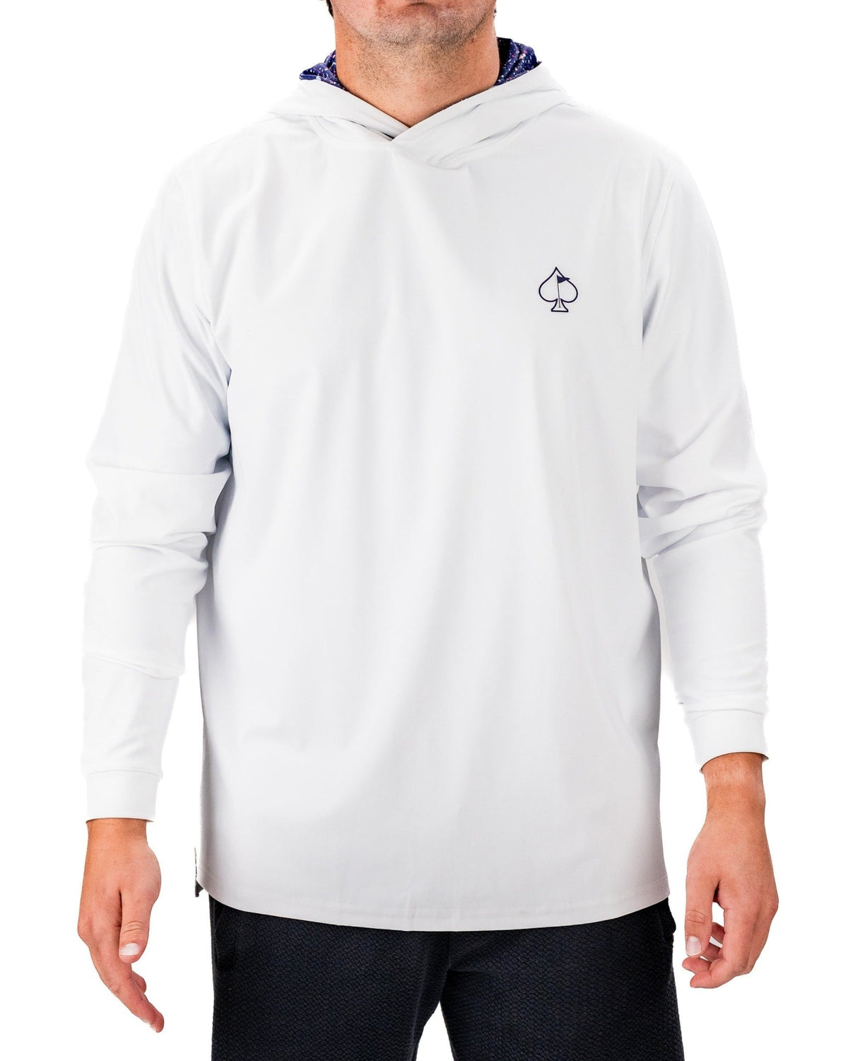 Performance Golf Hoodie - Blue Splatter - S - Club Rehab