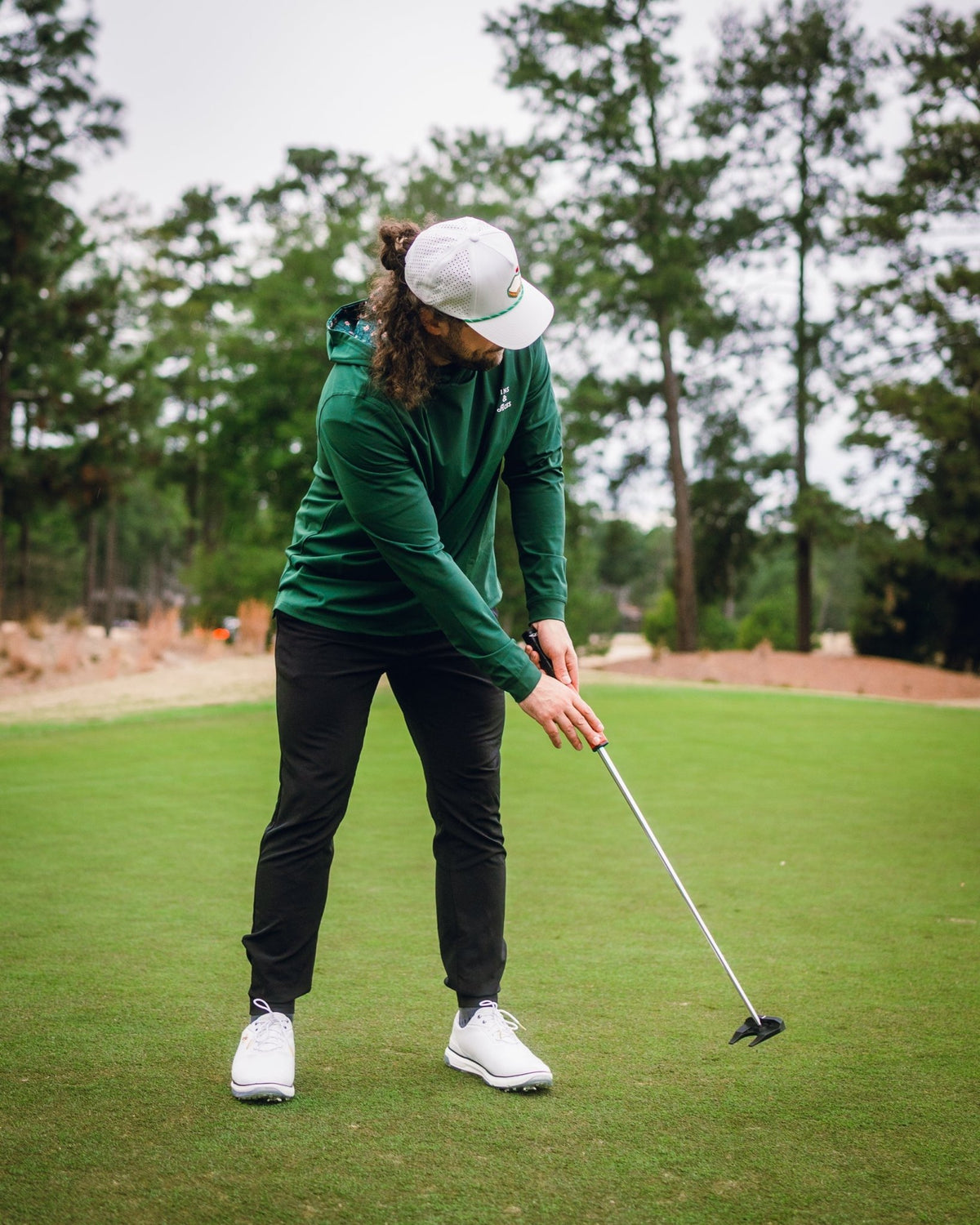 Performance Golf Hoodie - Dark Azalea - S - Club Rehab