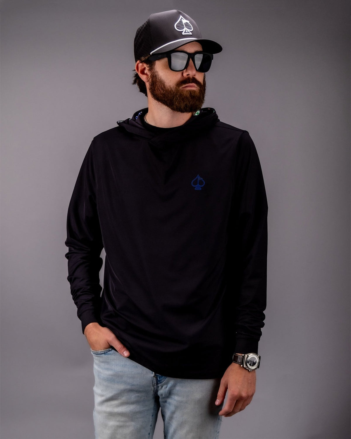 Performance Golf Hoodie - Poker - S - Club Rehab