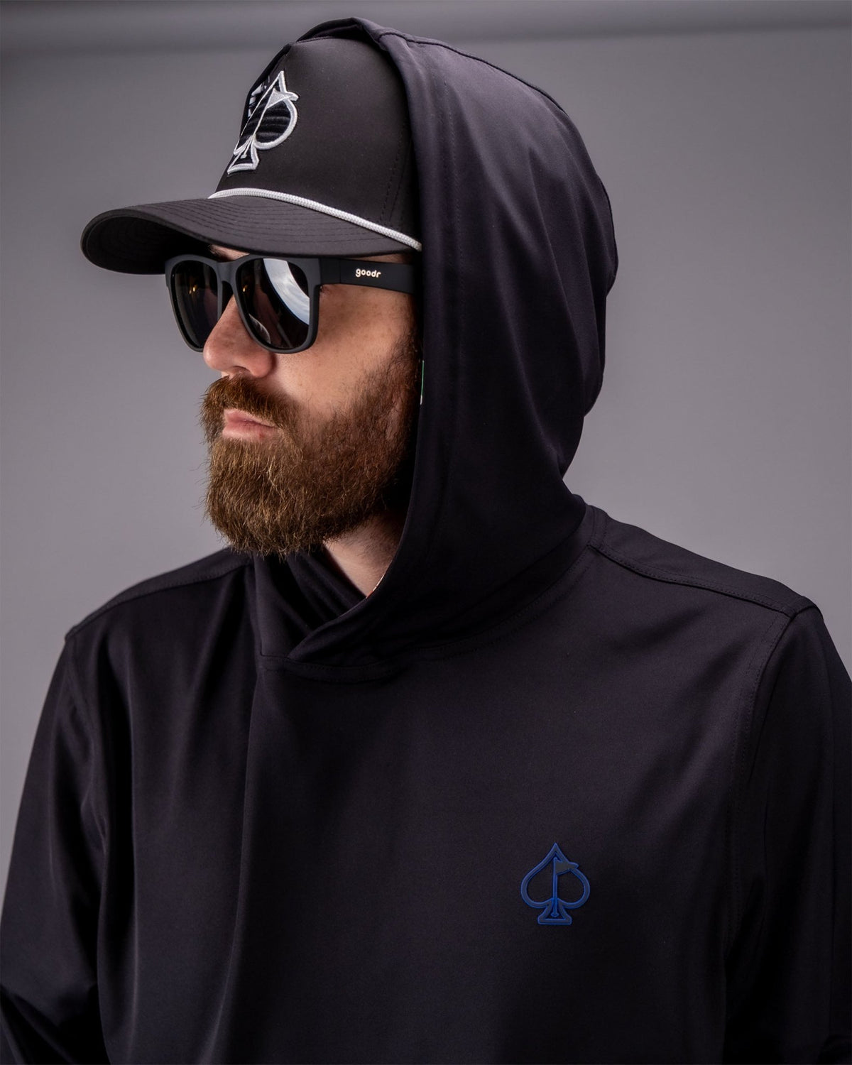 Performance Golf Hoodie - Poker - S - Club Rehab
