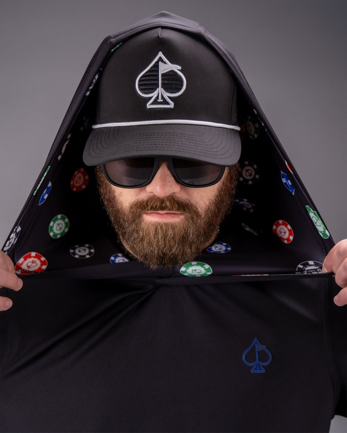 Performance Golf Hoodie - Poker - S - Club Rehab
