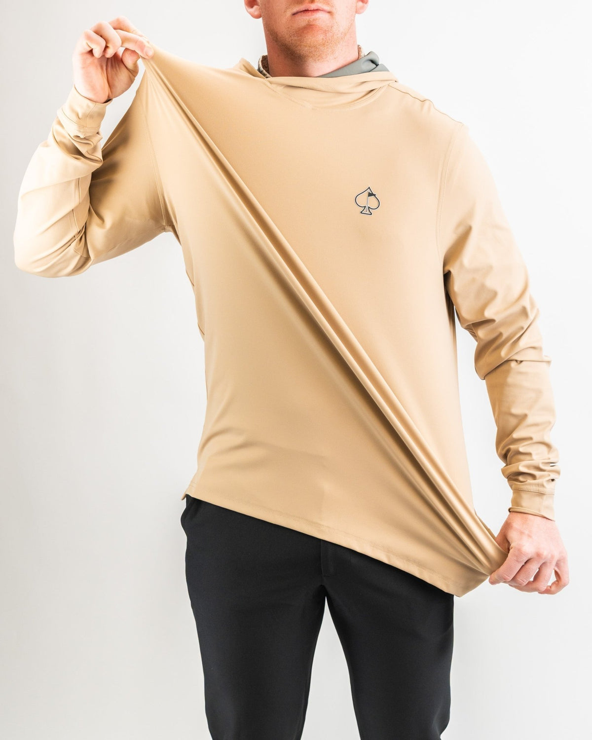 Performance Golf Hoodie - Sand - S - Club Rehab