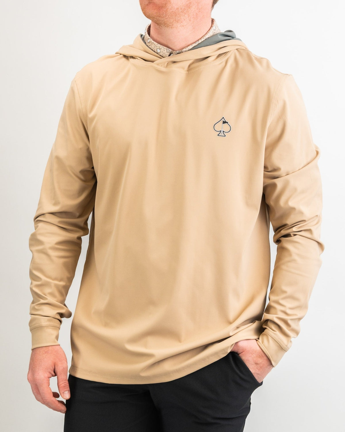 Performance Golf Hoodie - Sand - S - Club Rehab