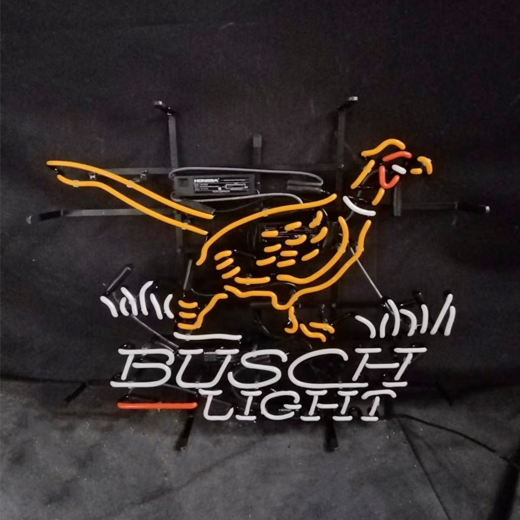 Pheasant Busch Light Neon Signs - 19"x15" - Club Rehab