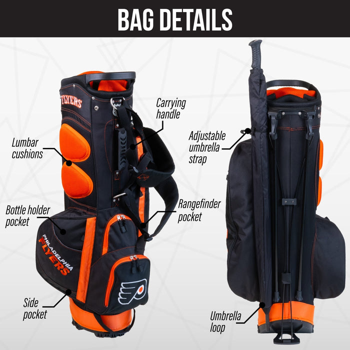 Philadelphia Flyers Fairway Stand Bag - Image 2 - Club Rehab