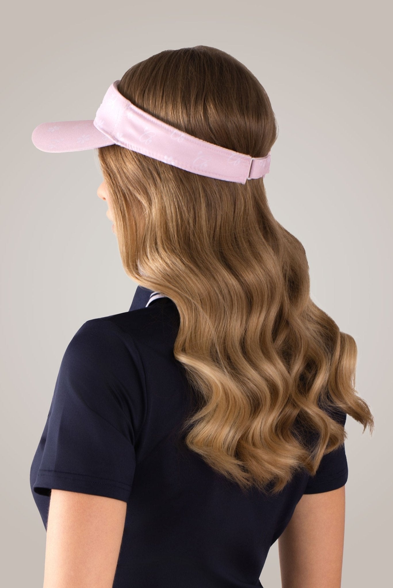Pink Flowers Sport Visor - Club Rehab