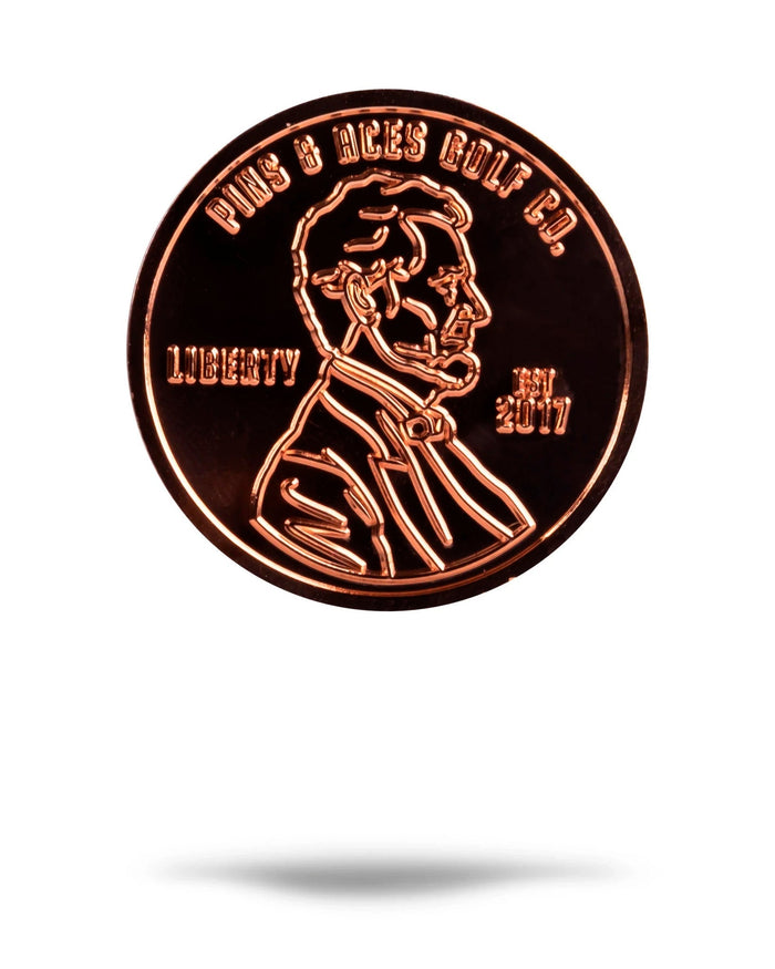 Pins & Aces Penny Ball Marker - Club Rehab