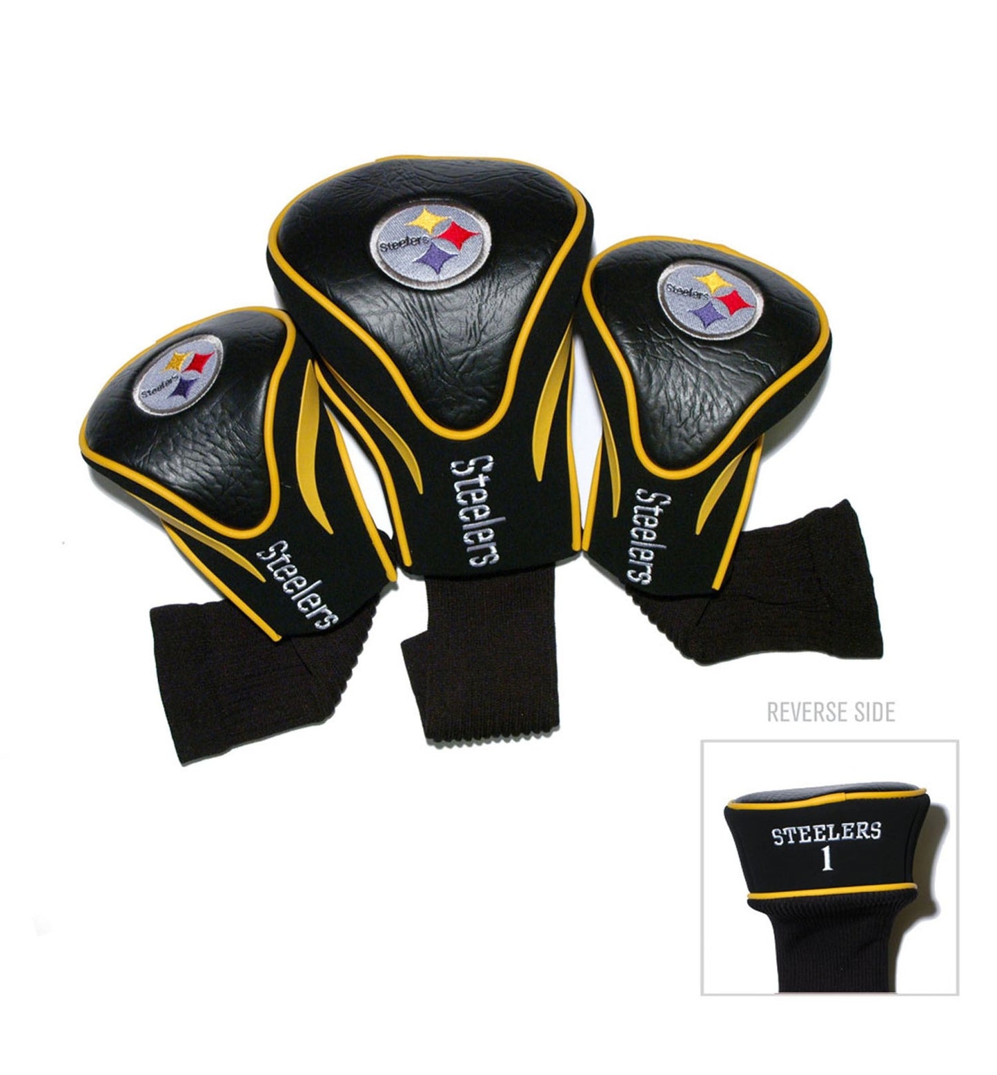 Pittsburgh Steelers NFL Contour 3 Pack Headcovers - Club Rehab