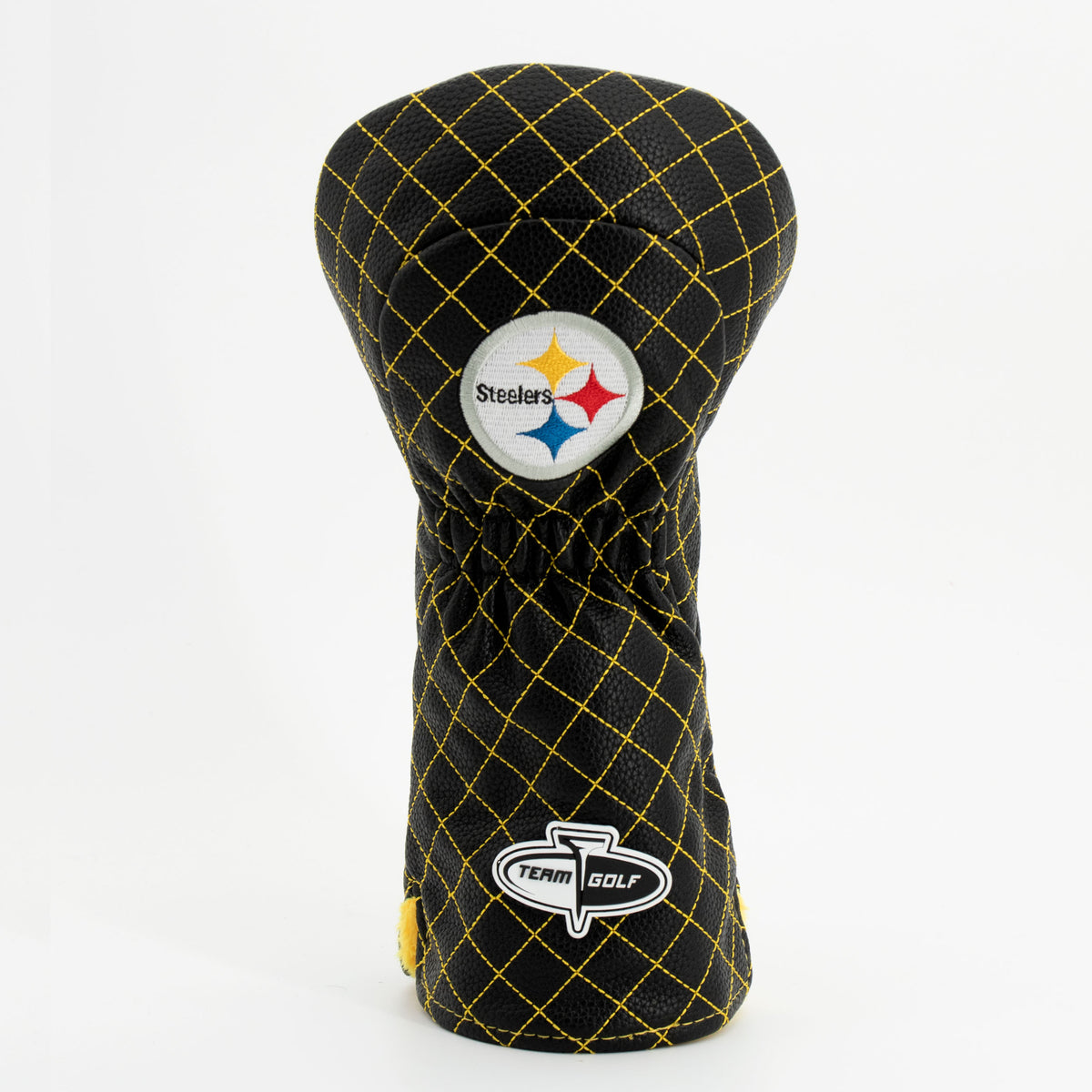 Pittsburgh Steelers Solid Driver quilted headcover, back view