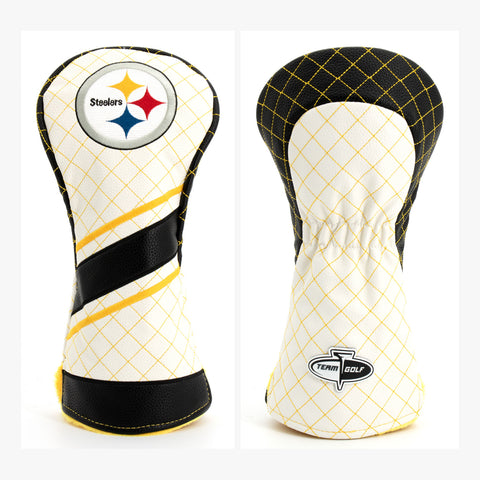 Pittsburgh Steelers gesteppte Driver-Schlägerhaube im Streifendesign