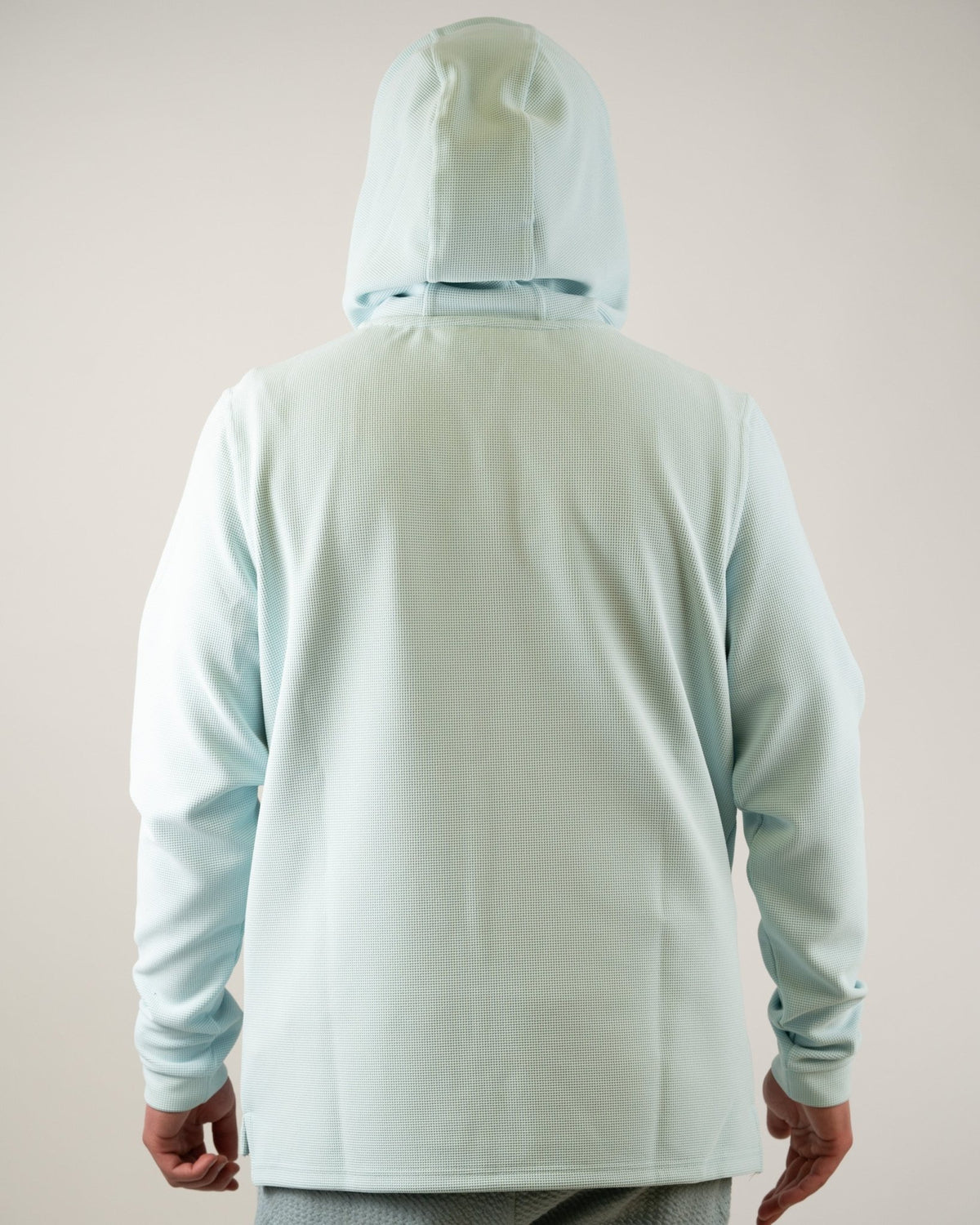 Player Preferred™ Waffle Grid Hoodie - Ice Blue - S - Club Rehab