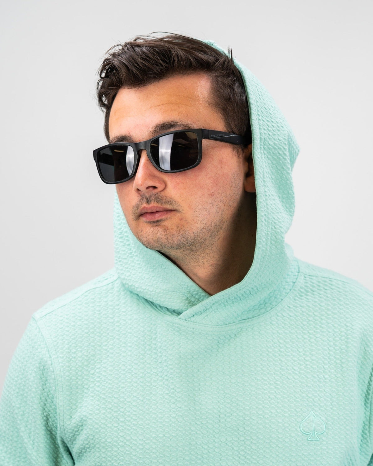 Player Preferred™ Waffle Knit Hoodie - Bright Mint - S - Club Rehab