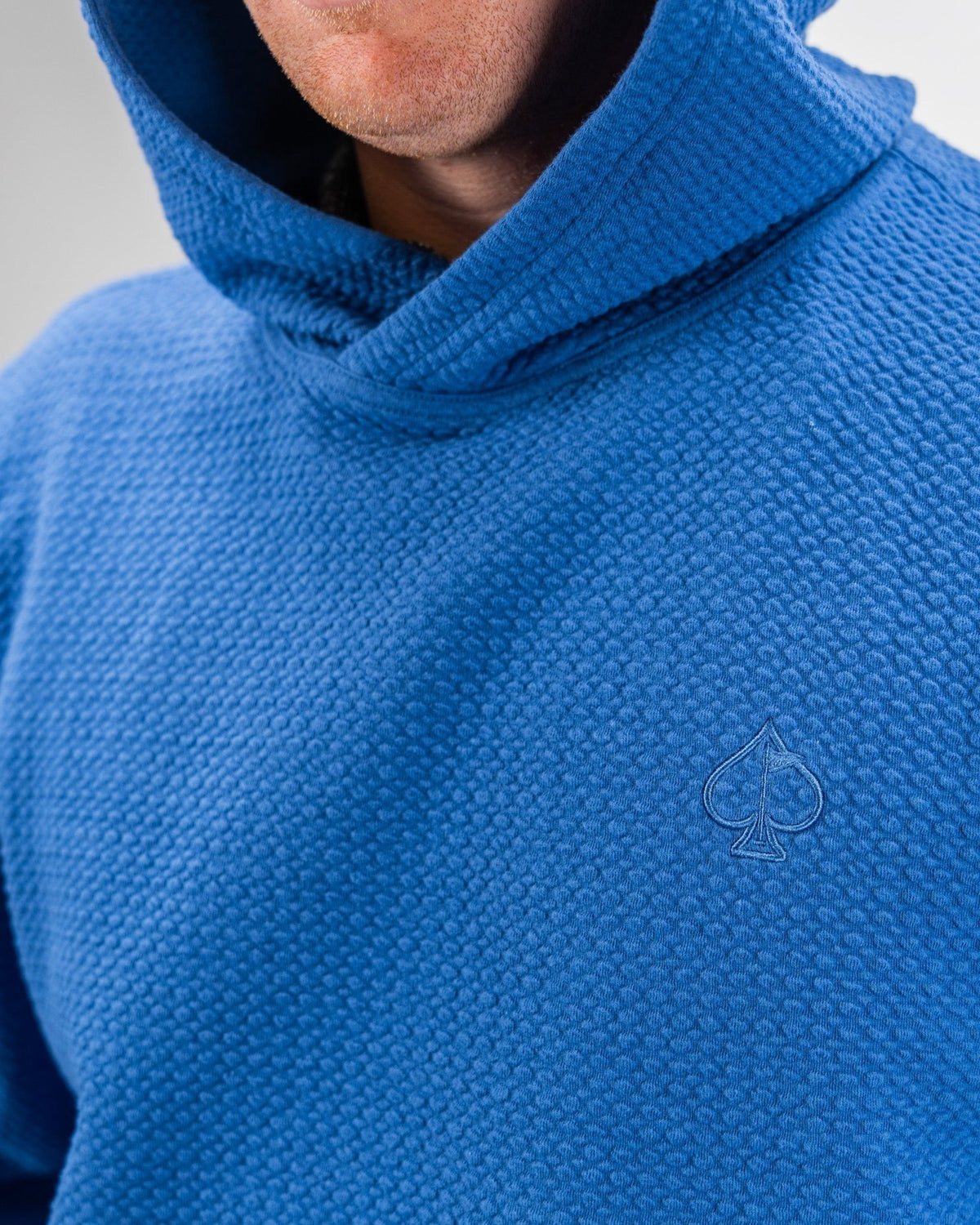 Player Preferred™ Waffle Knit Hoodie - Cobalt - S - Club Rehab