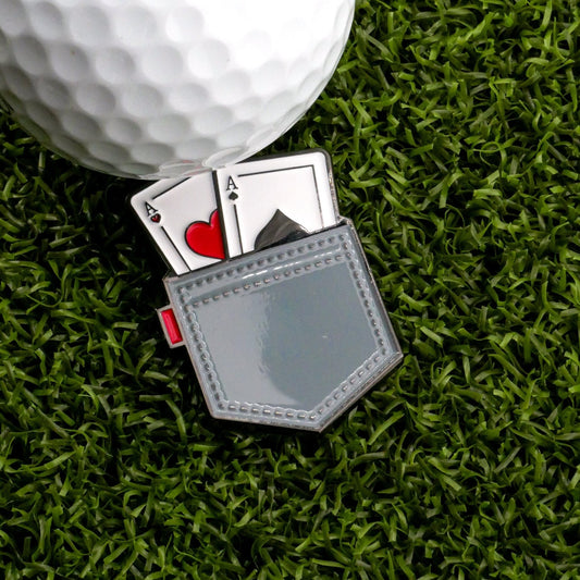 Pocket Aces Ball Marker - Club Rehab