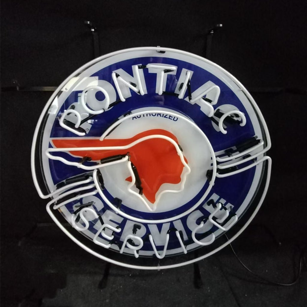Pointiac Service Neon Signs - Club Rehab