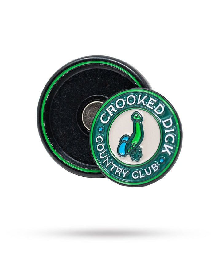 Pop Out Medallion Ball Marker - Crooked Dick - Club Rehab