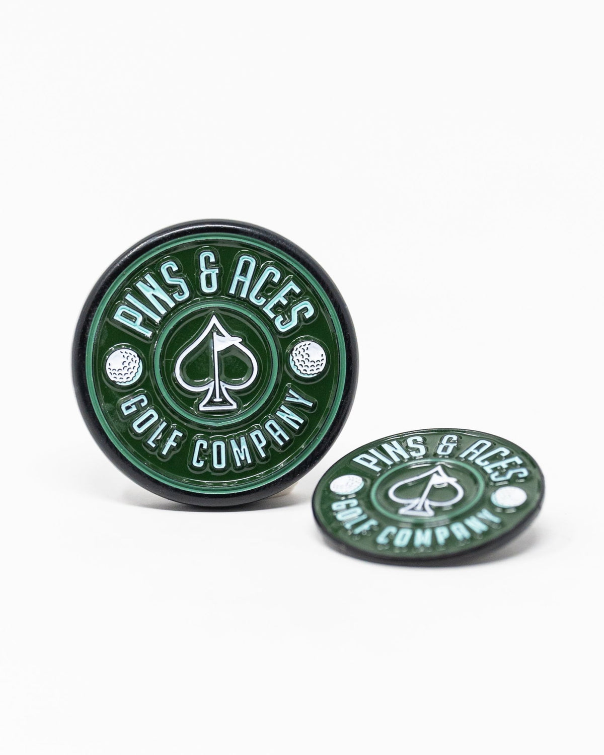 Pop Out Medallion Ball Marker - Green - Club Rehab