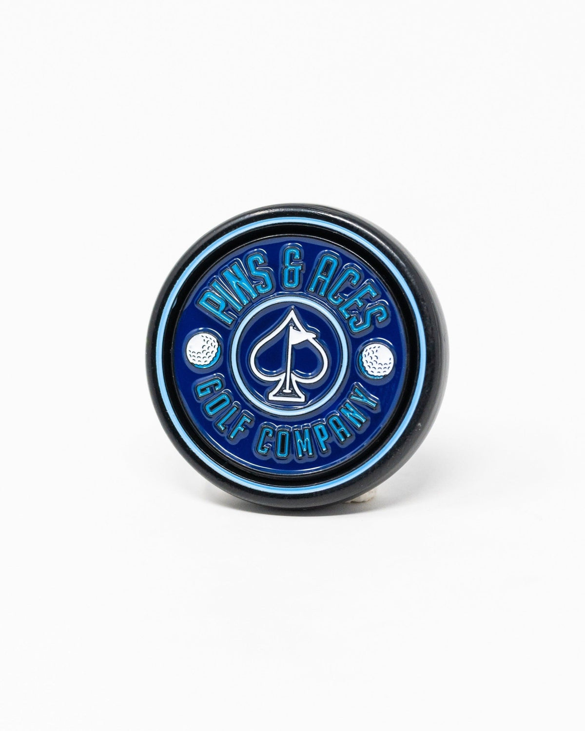 Pop Out Medallion Ball Marker - Navy - Club Rehab