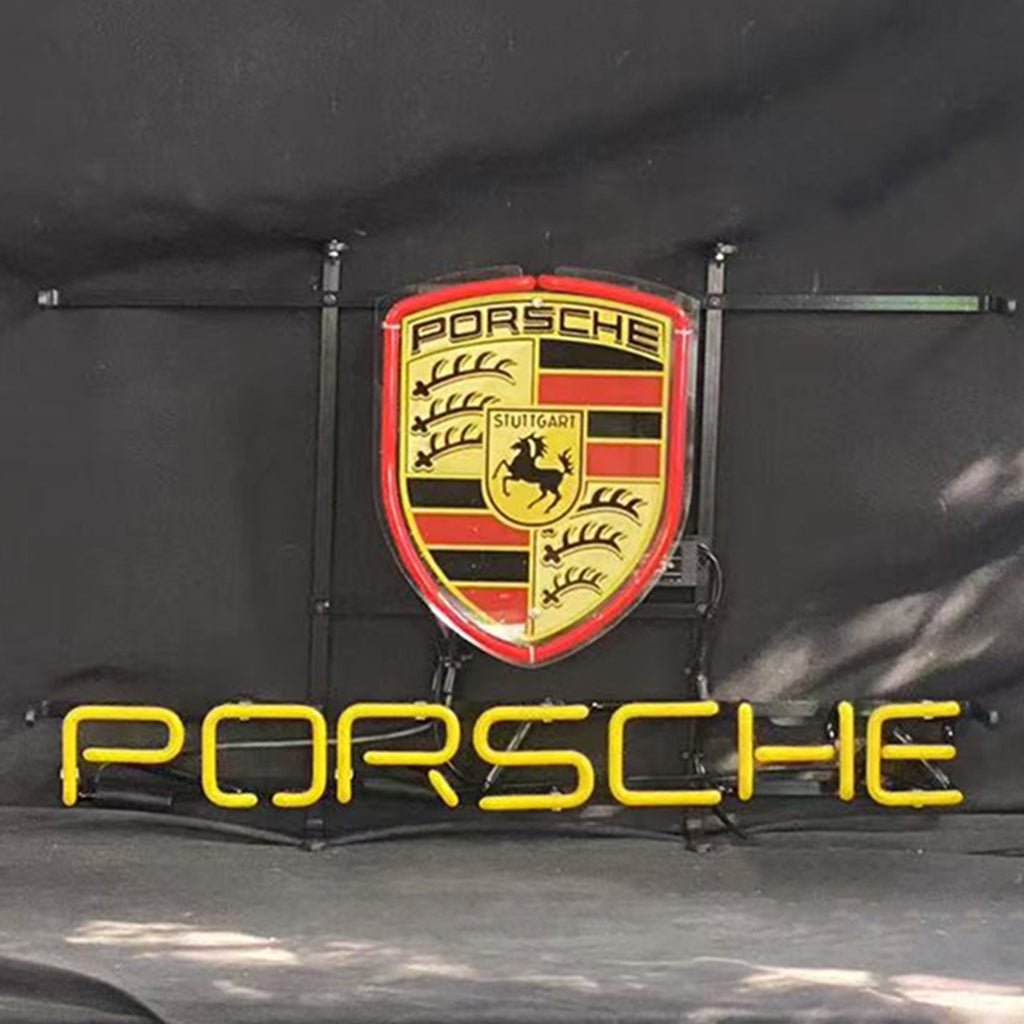 Porsche Car Neon Sign Light - 19 inches - Club Rehab