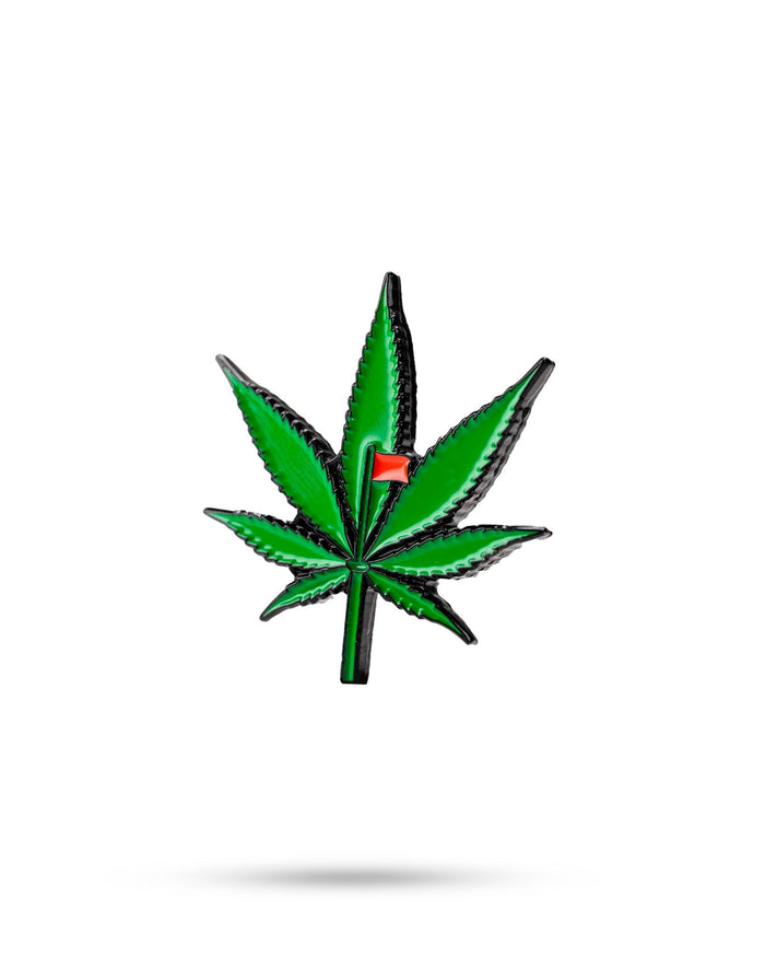 Pot Leaf Ball Marker - Club Rehab