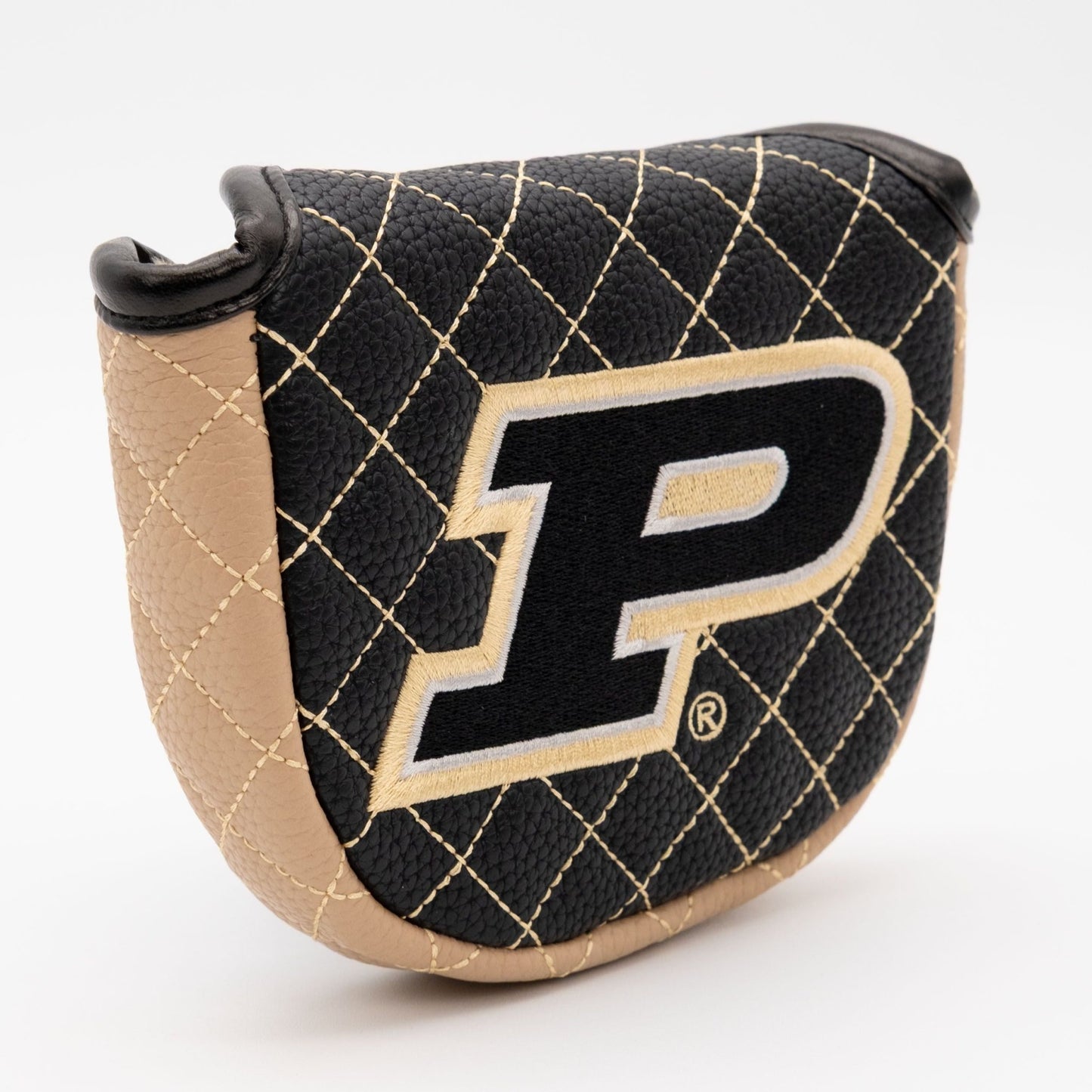 Purdue Boilermakers Quilted Headcovers – Boiler Up Collection - Mallet Putter Solid - Club Rehab