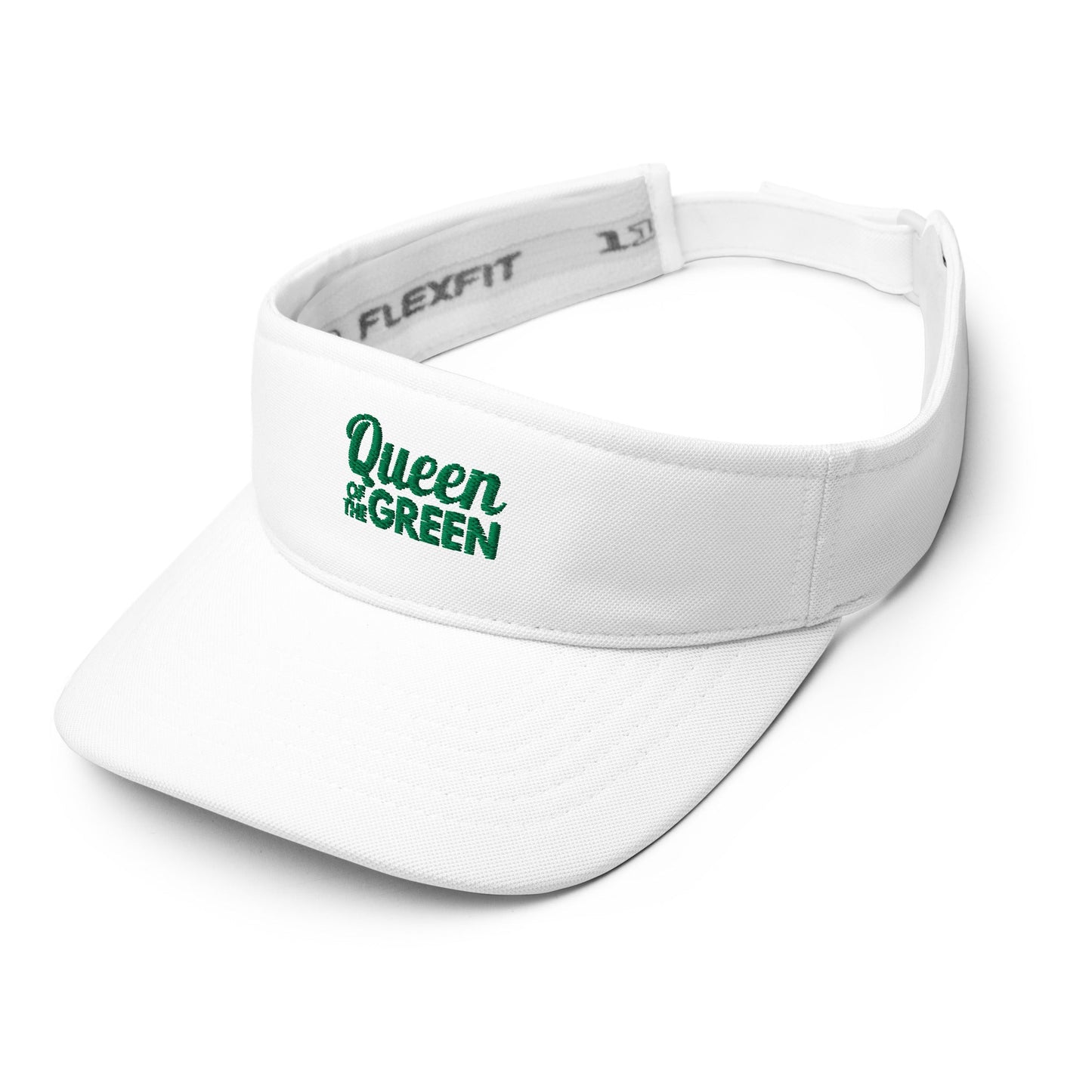 Queen of the Green Embroidered Golf Visor - Club Rehab