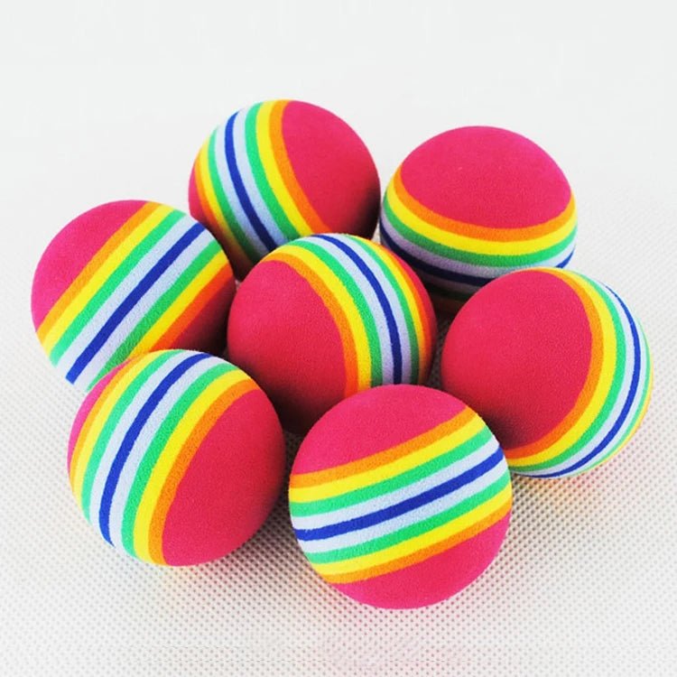Rainbow Swing: Colorful EVA Foam Golf Balls, Rainbow version, alternate product view 3