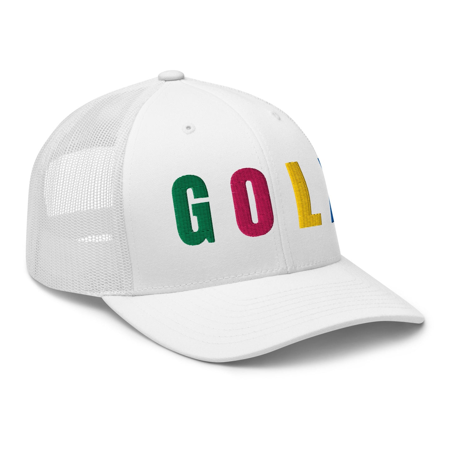 GOLF Embroidered Trucker Hat for Women - Birdie Pop Collection