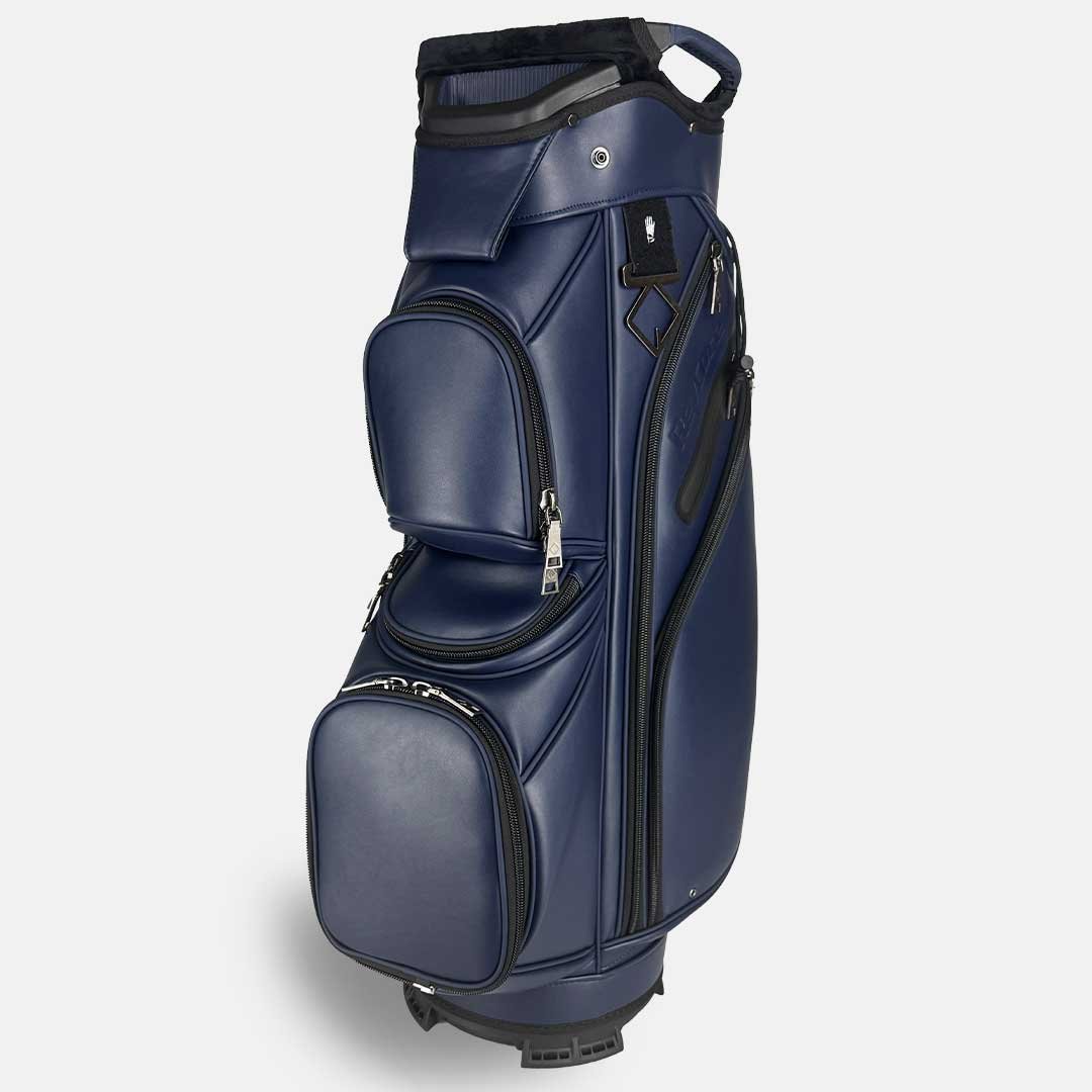 RevCore Lux Golf Cart Bag | 14 Way Velvet Lined Dividers - Dark Navy - Club Rehab