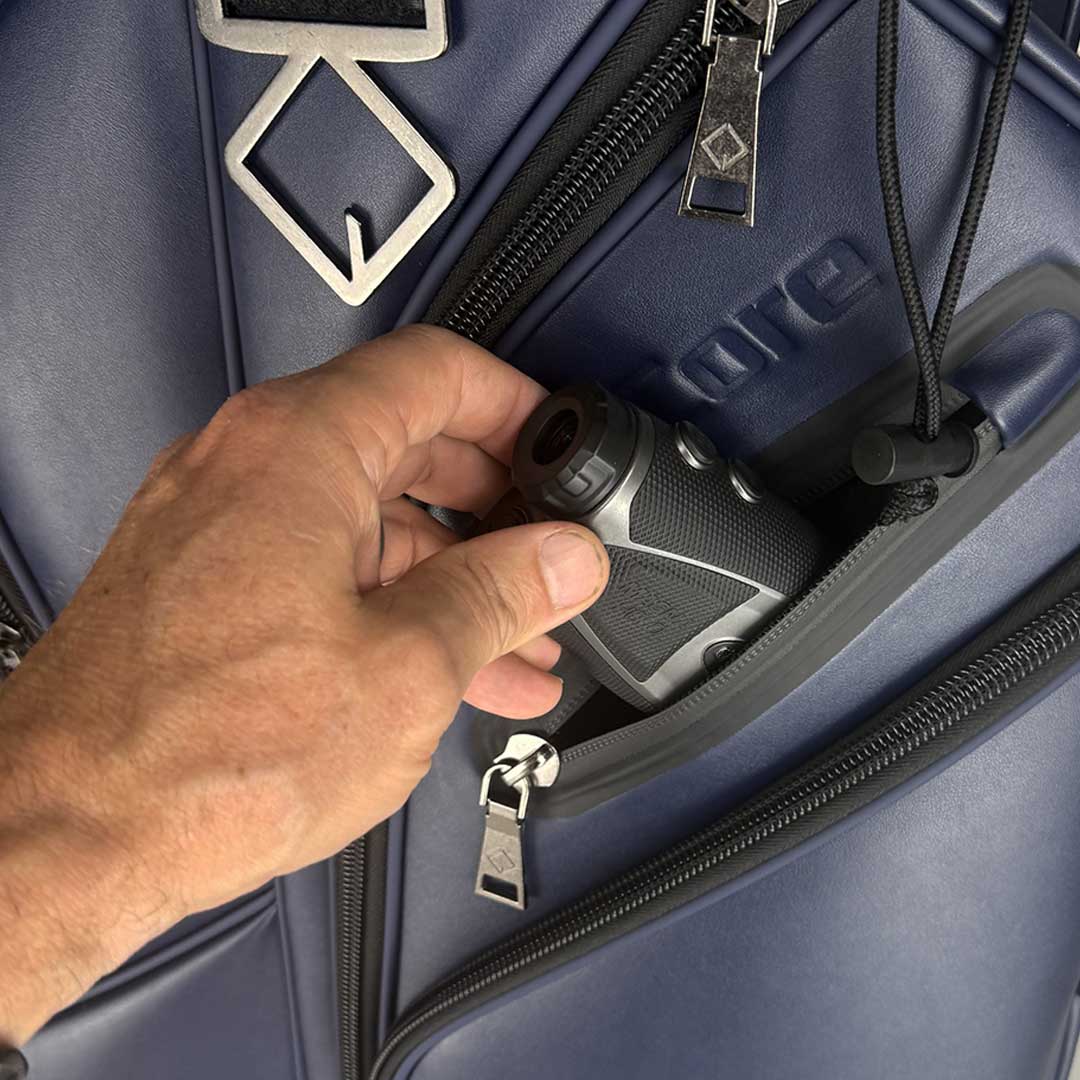 RevCore Lux Golf Cart Bag | 14 Way Velvet Lined Dividers - Dark Navy - Club Rehab