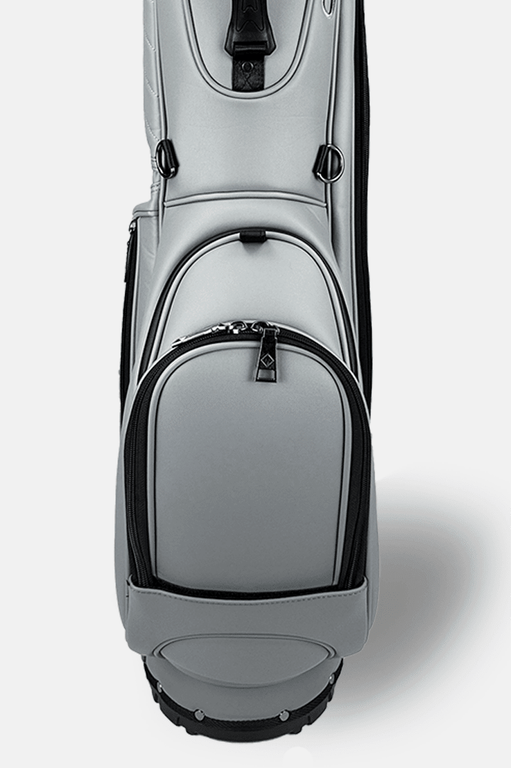 RevCore Lux LT Lightweight Stand Bag | 5 Way Velvet Lined Dividers - Matte Black - Club Rehab